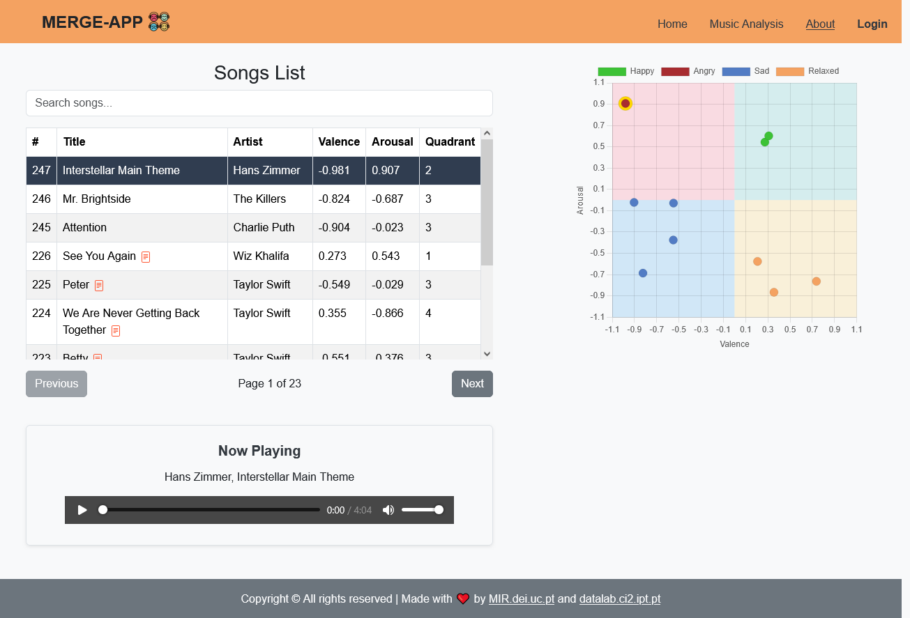 MERGE App screenshot